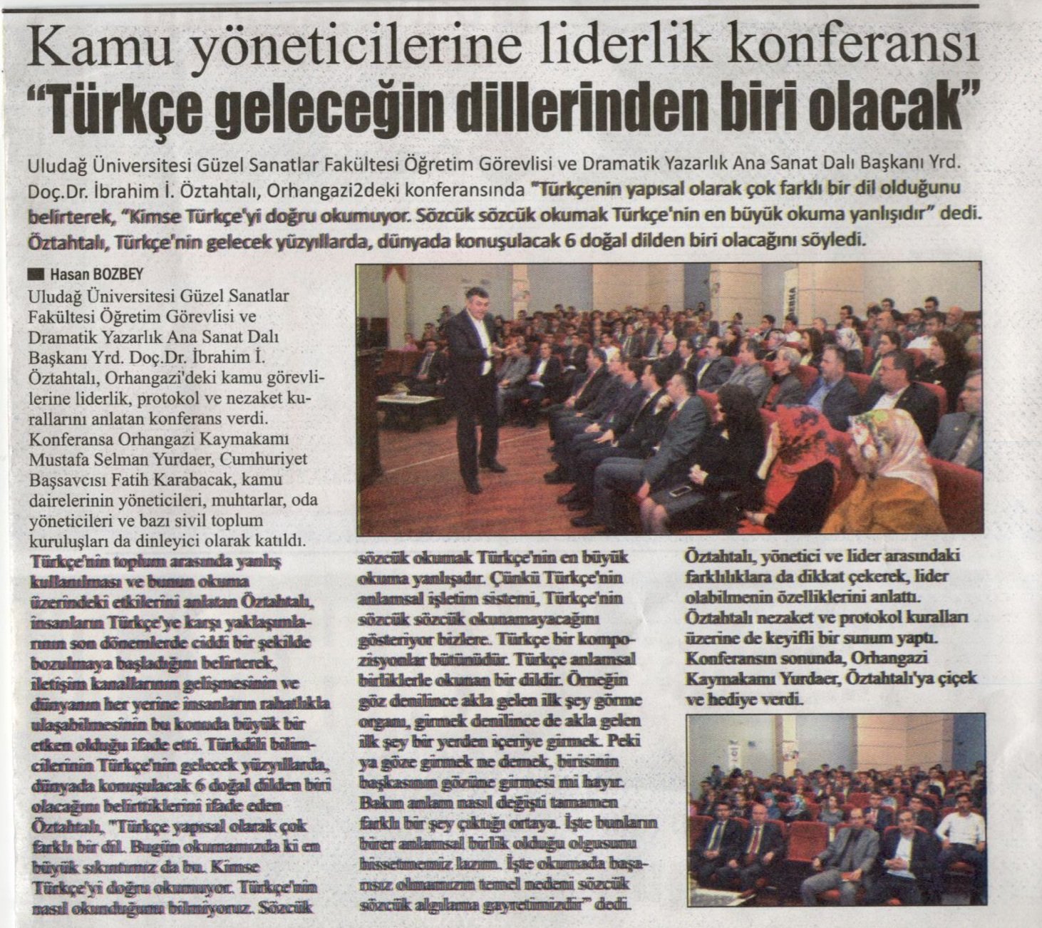 Dr.İbrahim İ. ÖZTAHTALI